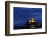 France, Lower Normandy, Manche, Mont Saint Michel by Night-Andreas Keil-Framed Photographic Print