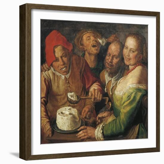 France, Lyon, Ricotta-Eaters-null-Framed Giclee Print