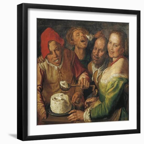 France, Lyon, Ricotta-Eaters-null-Framed Giclee Print