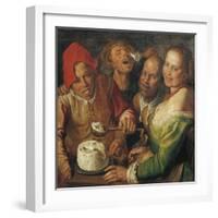 France, Lyon, Ricotta-Eaters-null-Framed Giclee Print