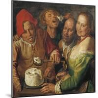 France, Lyon, Ricotta-Eaters-null-Mounted Giclee Print