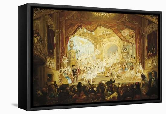 France, Lyon, the Ballet of Faust-null-Framed Stretched Canvas