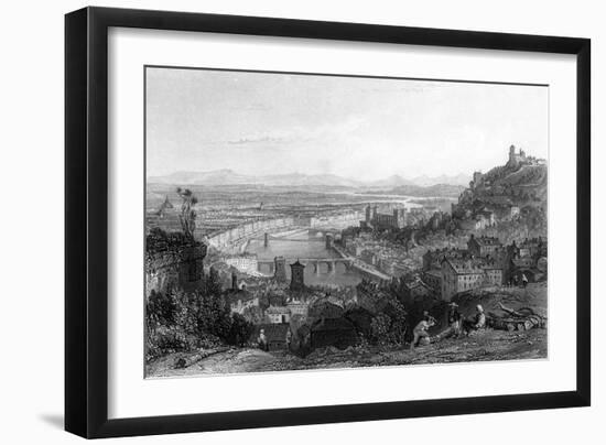 France Lyon-Thomas Allom-Framed Art Print