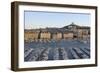 France, Marseille. Vieux Port with Basilique Notre Dame De La Garde-Kevin Oke-Framed Photographic Print