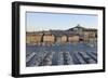 France, Marseille. Vieux Port with Basilique Notre Dame De La Garde-Kevin Oke-Framed Photographic Print