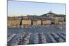 France, Marseille. Vieux Port with Basilique Notre Dame De La Garde-Kevin Oke-Mounted Photographic Print