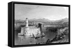 France Marseille-Thomas Allom-Framed Stretched Canvas