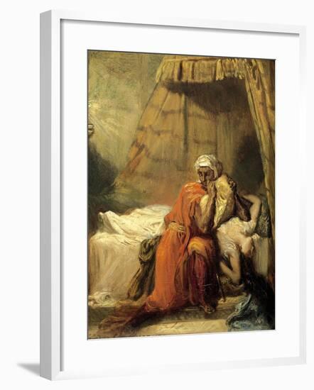 France, Metz, La Cour D'Or, Othello and Desdemona-null-Framed Giclee Print