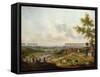 France, Metz, View of Jouy Aux Arches at Beginning of 19th Century-Jean-Baptiste Lallemand-Framed Stretched Canvas