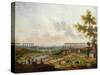 France, Metz, View of Jouy Aux Arches at Beginning of 19th Century-Jean-Baptiste Lallemand-Stretched Canvas