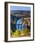 France, Midi-Pyrenees Region, Lot Department, Cahors, Pont Valentre, Midieval Bridge, Lot River-Walter Bibikow-Framed Photographic Print