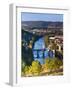 France, Midi-Pyrenees Region, Lot Department, Cahors, Pont Valentre, Midieval Bridge, Lot River-Walter Bibikow-Framed Photographic Print