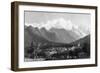 France Mont Blanc-WH Bartlett-Framed Art Print
