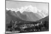 France Mont Blanc-WH Bartlett-Mounted Art Print