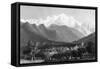 France Mont Blanc-WH Bartlett-Framed Stretched Canvas