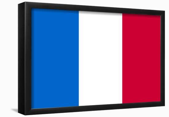 France National Flag Poster Print-null-Framed Poster