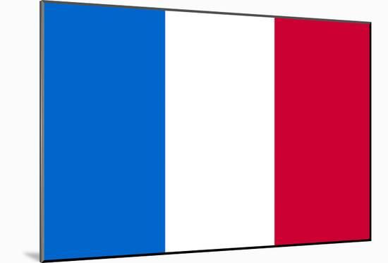 France National Flag Poster Print-null-Mounted Poster