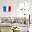 France National Flag-null-Art Print displayed on a wall