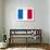 France National Flag-null-Framed Art Print displayed on a wall