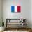 France National Flag-null-Mounted Art Print displayed on a wall