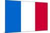 France National Flag-null-Mounted Art Print