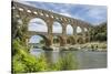 France, Nimes, the Pont Du Gard Is an Ancient Roman Aqueduct Bridge That Crosses the Gardon River-Emily Wilson-Stretched Canvas