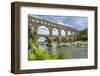 France, Nimes, the Pont Du Gard Is an Ancient Roman Aqueduct Bridge That Crosses the Gardon River-Emily Wilson-Framed Photographic Print