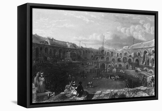 France Nimes-null-Framed Stretched Canvas