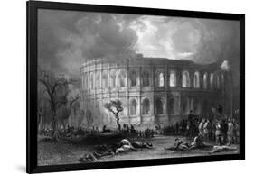 France Nimes-Thomas Allom-Framed Art Print