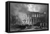 France Nimes-Thomas Allom-Framed Stretched Canvas