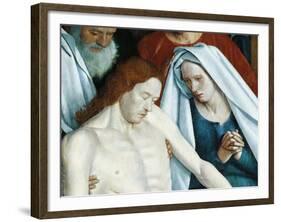 France, Nouans-Les-Fontaines, St Martin's Church, the Virgin and Christ, Detail from Pieta, 1474-Jean Fouquet-Framed Giclee Print