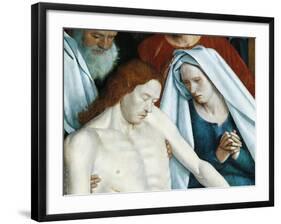 France, Nouans-Les-Fontaines, St Martin's Church, the Virgin and Christ, Detail from Pieta, 1474-Jean Fouquet-Framed Giclee Print