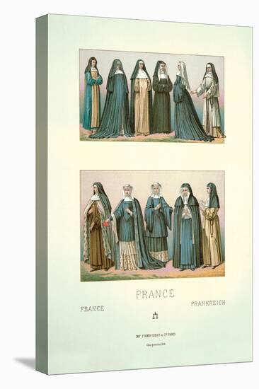 France-Nuns-null-Stretched Canvas