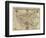 France - Panoramic Map-Lantern Press-Framed Art Print