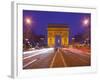 France, Paris, Arc De Triomphe, Lighting, Evening-Rainer Mirau-Framed Photographic Print