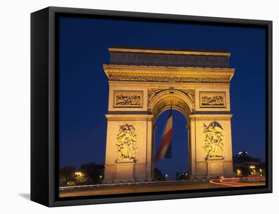 France, Paris, Arc De Triomphe-Steve Vidler-Framed Stretched Canvas