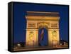 France, Paris, Arc De Triomphe-Steve Vidler-Framed Stretched Canvas