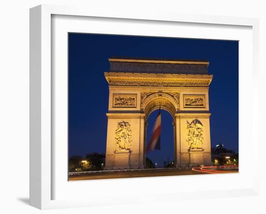 France, Paris, Arc De Triomphe-Steve Vidler-Framed Photographic Print