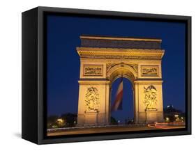 France, Paris, Arc De Triomphe-Steve Vidler-Framed Stretched Canvas