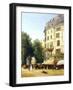 France, Paris, Boulevard Des Capucines at Corner of Rue De La Paix, 1823-Constant-emile Troyon-Framed Giclee Print