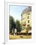 France, Paris, Boulevard Des Capucines at Corner of Rue De La Paix, 1823-Constant-emile Troyon-Framed Giclee Print