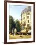 France, Paris, Boulevard Des Capucines at Corner of Rue De La Paix, 1823-Constant-emile Troyon-Framed Giclee Print