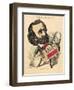 France, Paris, Caricatural Portrait of Giuseppe Verdi-null-Framed Giclee Print