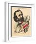 France, Paris, Caricatural Portrait of Giuseppe Verdi-null-Framed Giclee Print