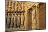 France, Paris. Carved Figurines and the Doors of Notre Dame Cathedral-Kevin Oke-Mounted Photographic Print