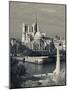 France, Paris,Cathedrale Notre Dame and the Pont De La Tournelle Bridge-Walter Bibikow-Mounted Photographic Print