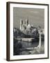 France, Paris,Cathedrale Notre Dame and the Pont De La Tournelle Bridge-Walter Bibikow-Framed Photographic Print