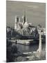 France, Paris,Cathedrale Notre Dame and the Pont De La Tournelle Bridge-Walter Bibikow-Mounted Photographic Print