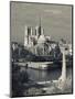 France, Paris,Cathedrale Notre Dame and the Pont De La Tournelle Bridge-Walter Bibikow-Mounted Photographic Print