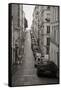 France, Paris. City Street Scene-Bill Young-Framed Stretched Canvas